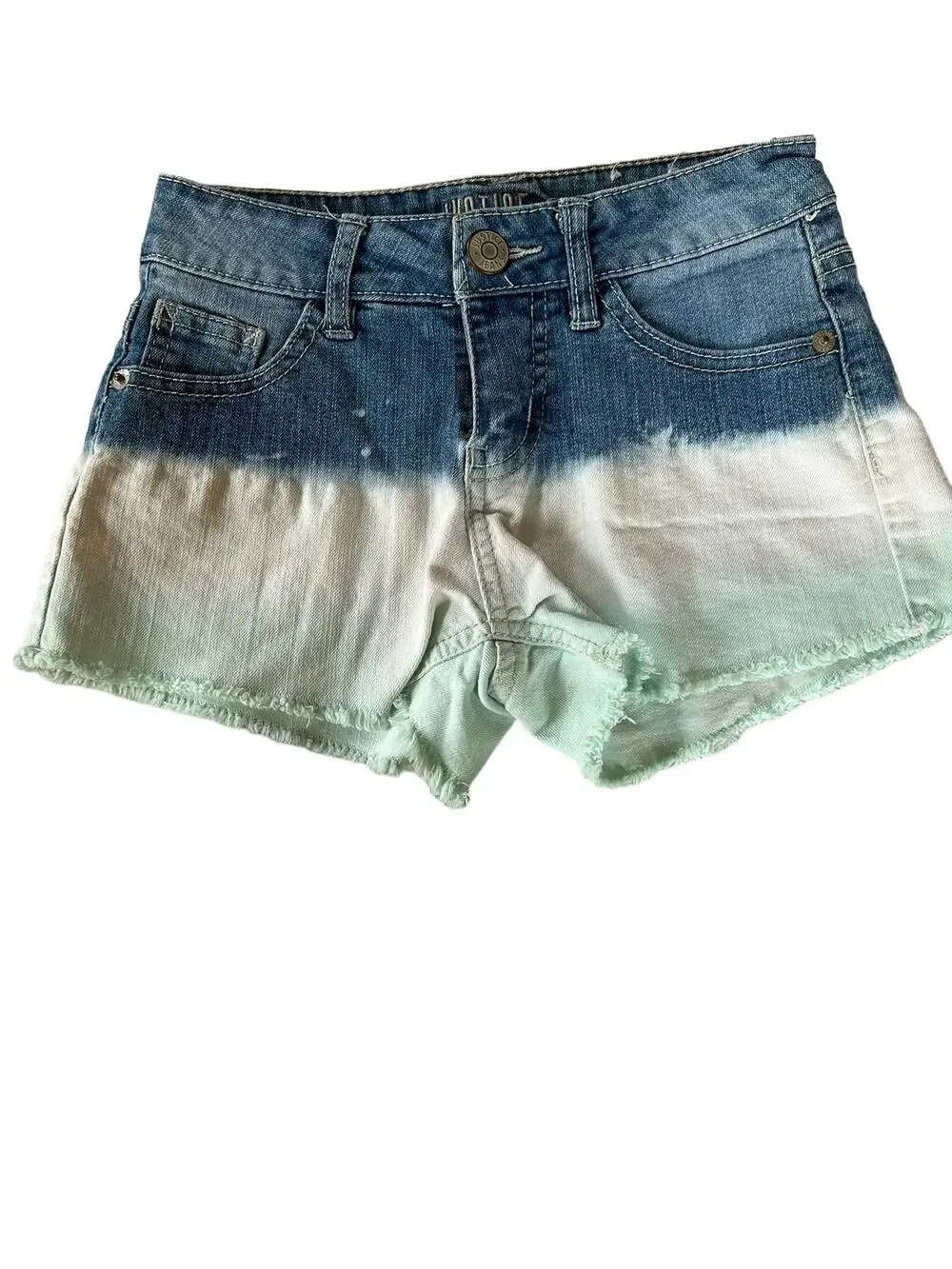 Justice Tie Dye Jean Cut Off Shorts size 8